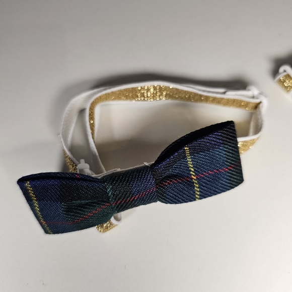 Dog Bows 3pk Neck Tie PLAID NEW - Picture 8 of 9